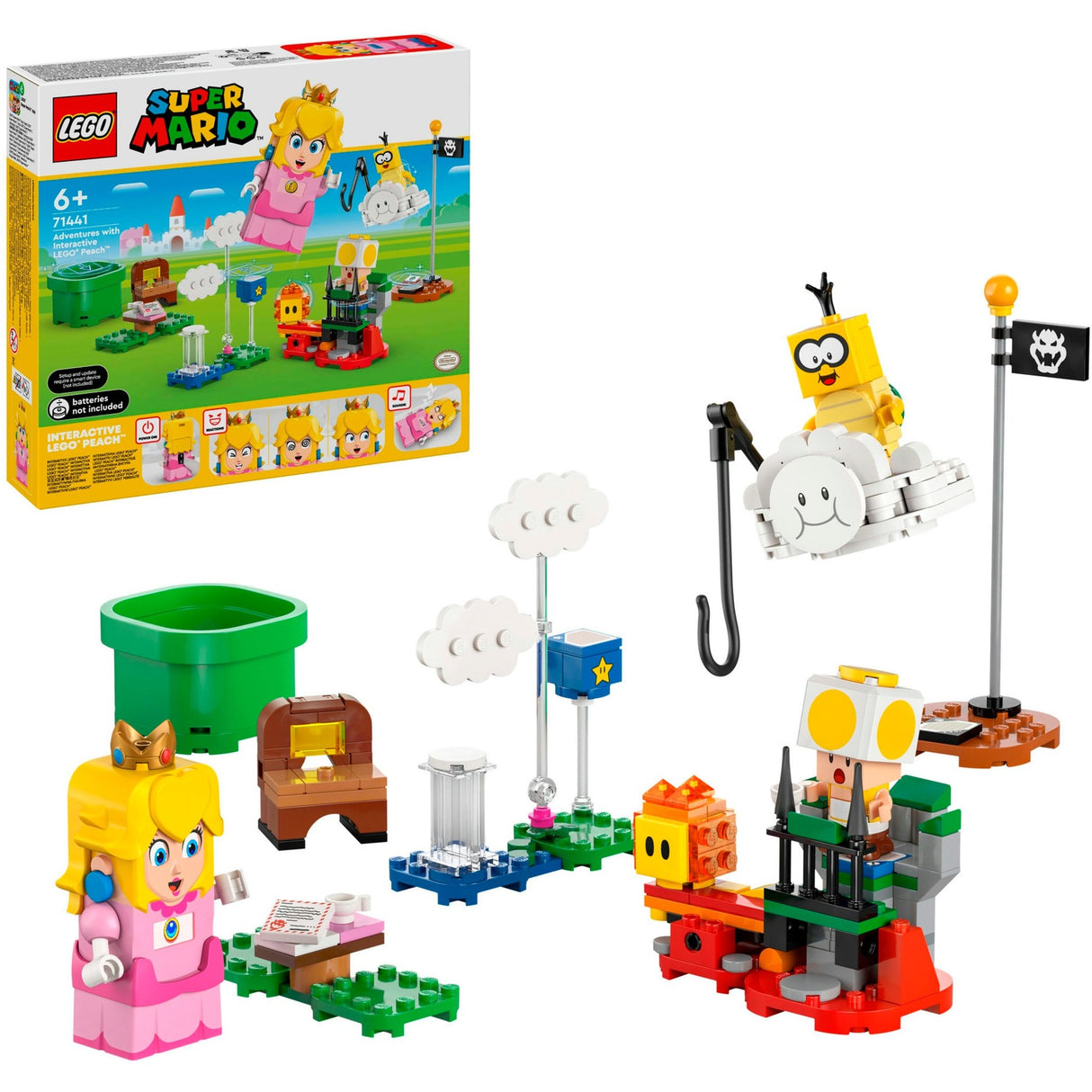 Lego super mario™ - eventyr med interaktiv fersken™ - 71441