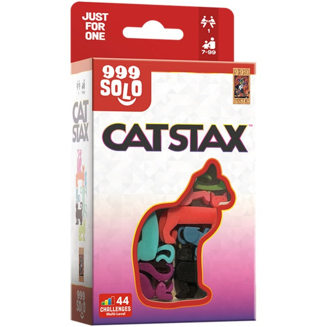 999spil 999 spil cat stax tankespil (hollandsk, 1 spiller, fra 7 år, 44 opgaver)