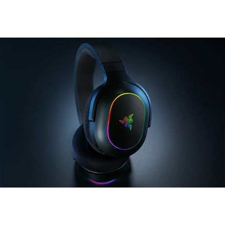 Razer barracuda x chroma over-ear gaming headset (sort, USB dongle, Bluetooth)