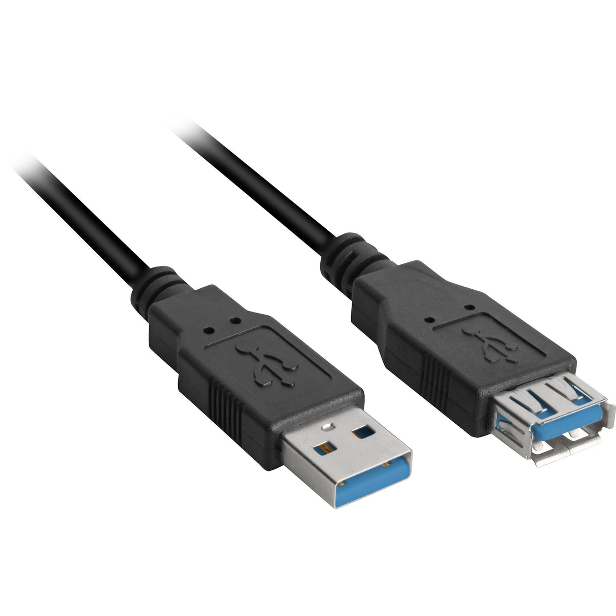 Sharkoon USB 3.0 forlængerkabel (sort, 1 meter)