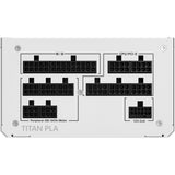 Montech titan pla modulær 1000 watt strømforsyning (hvid, 2x pcie)