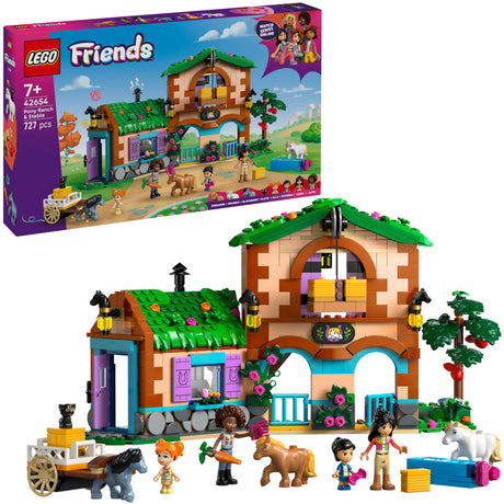 Lego friends - ponyfarm og staldbyggelegetøj (42654)