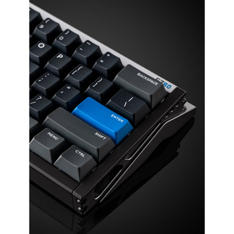 Iqunix ez60 magnetisk switch gaming tastatur (sort, us layout (qwerty), gateron magnetic jade pro, 60%, rgb, double shot pbt keycaps)