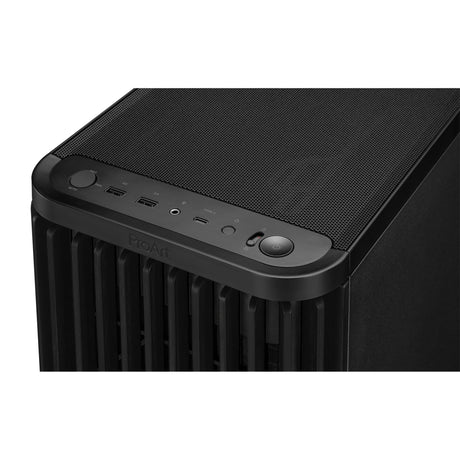 Asus proart pa401 wood edition - metalpanel midi tårnhus (sort | 2x USB-A | 1x USB-C)