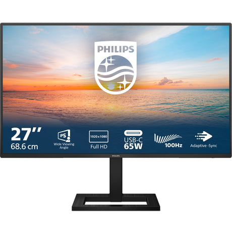 Philips 27e1n1300ae 00 27 skærm (sort, HDMI, 2x USB-A, USB-C)