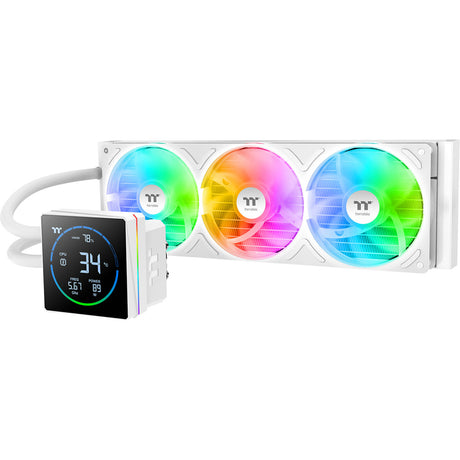 Thermaltake TH360-S V3 ARGB Sync AIO væskekøler - Snow Edition vandkøling (hvid)