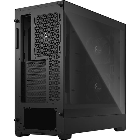 Fractal design pop lydløs sort tg klar tonet midi tårnhus (sort | 2x USB-A | hærdet glas)