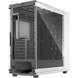 Fractal design nord xl midi tårnhus (hvid træfarve | 2x USB-A | 1x USB-C | hærdet glas)