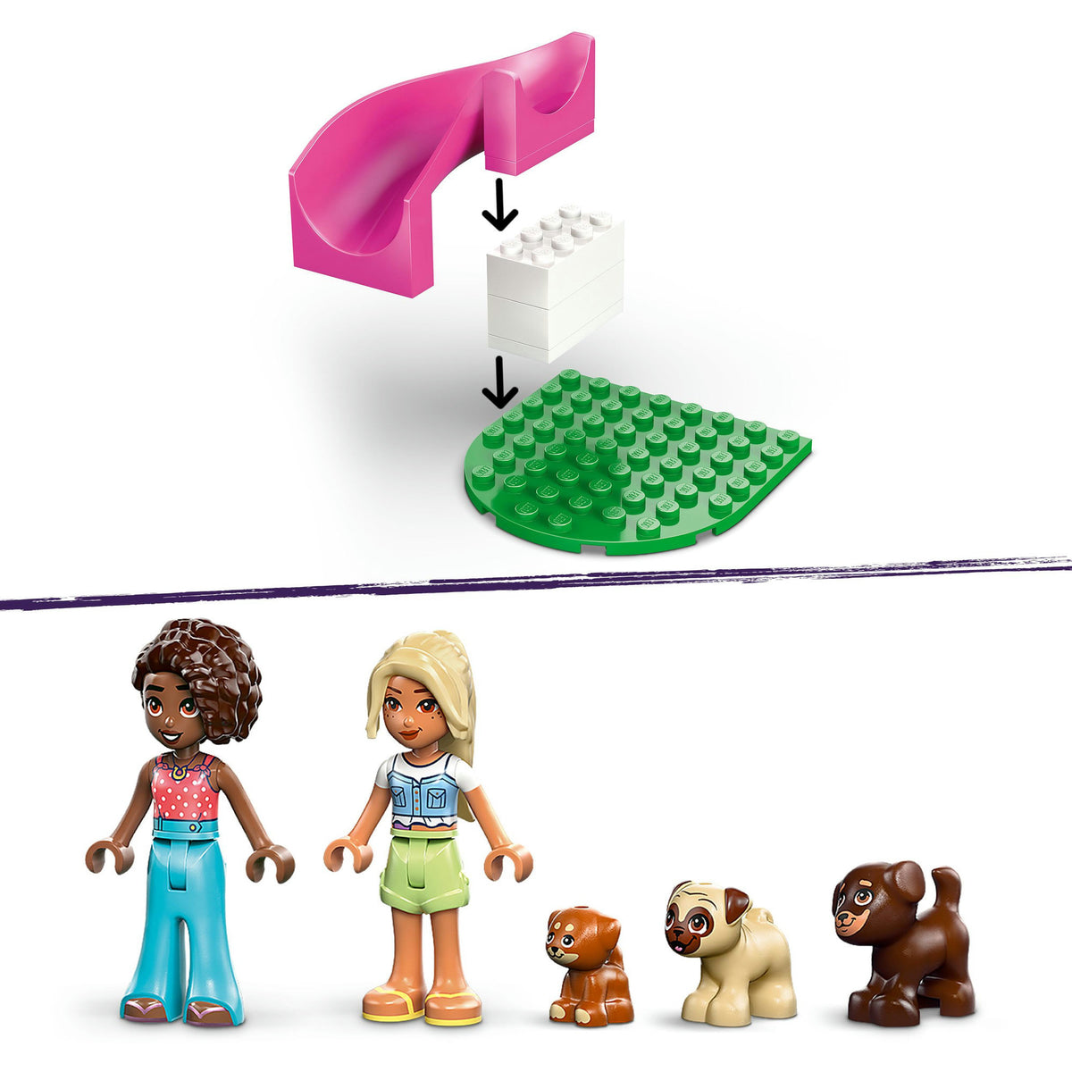 Lego friends hundelegeplads rolleleg byggesæt - 42665