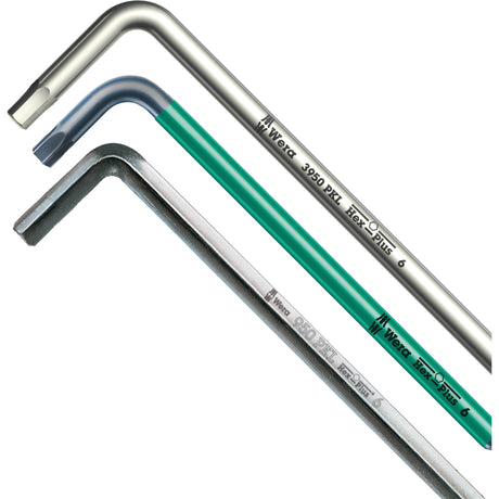 Wera unbrakonøglesæt 950 9 hex-plus 1 (krom, 9-delt, 1,5 mm til 10 mm)