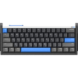 Iqunix ez60 magnetisk switch gaming tastatur (sort, us layout (qwerty), gateron magnetisk jade gaming, 60%, rgb, double shot pbt keycaps)