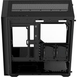Aerocool b502a midi tårnhus (sort | 2x USB-A | 1x USB-C | RGB)