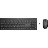 Hp 235 trådløs mus og tastatur Combo Desktop Set (sort, Be Layout (Azerty), Stempel, 100 %)