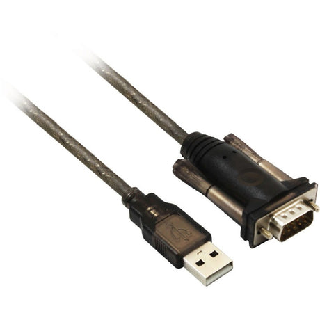 Aktiv tilslutning USB til seriel konverter (grundlæggende version) adapter (sort)