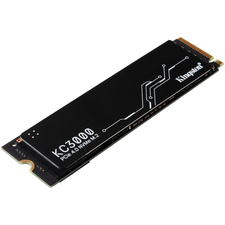 Kingston kc3000 2 tb ssd (zwart, skc3000s 2048g, pcie 4.0 nvme, m.2 2280)