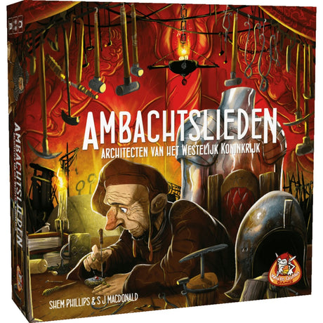 White goblin spil arkitekter fra det vestlige kongerige: håndværkere brætspil (hollandsk, udvidelse, 1 - 6 spillere, 90 minutter, fra 12 år)