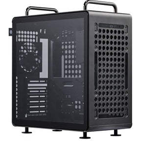 Cooler Master Qube 540 Stardust Iron Midi Tower-hus (sort | 2x USB-A | 1x USB-C | hærdet glas)