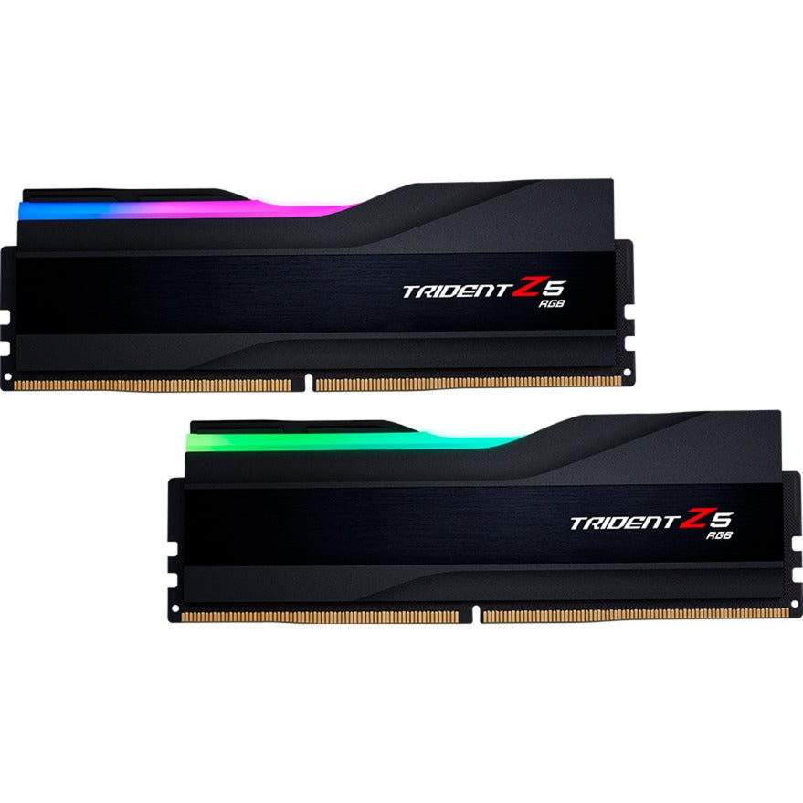 G.skill 64 GB ddr5-6000 RAM-sæt (sort, f5-6000j3636f32gx2-tz5rk, trident z5 rgb, xmp)