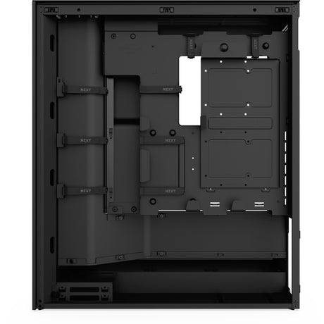 Nzxt h7 flow (2024) midi tårnhus (sort | 2x USB-A | 1x USB-C | hærdet glas)