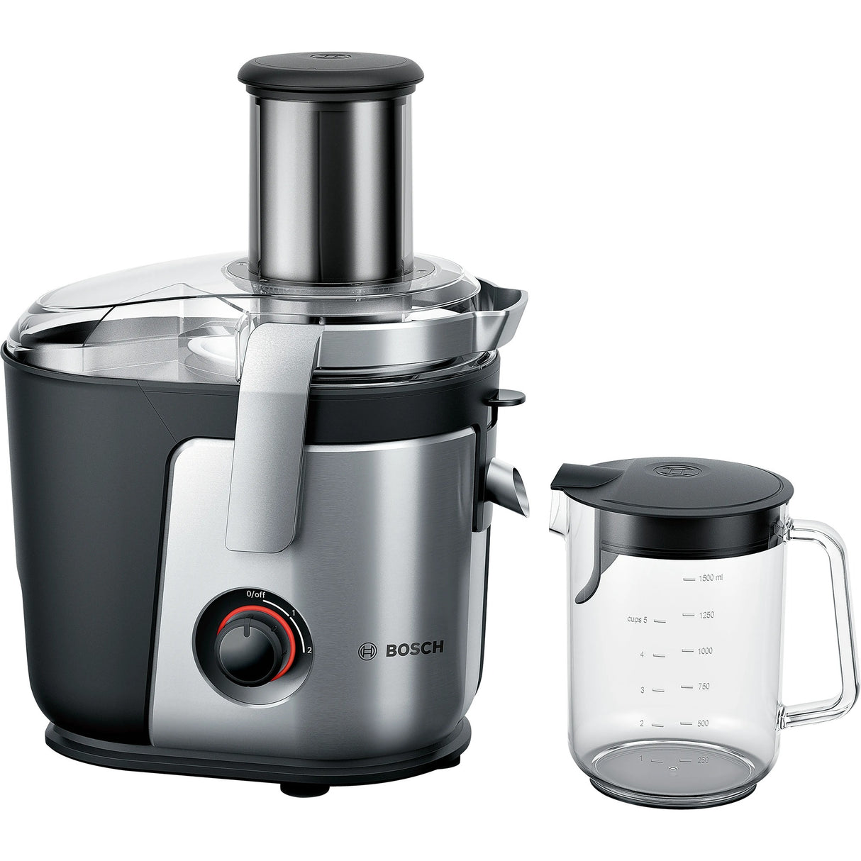 Bosch juicer vitajuice 4 1000 w (sølv sort)