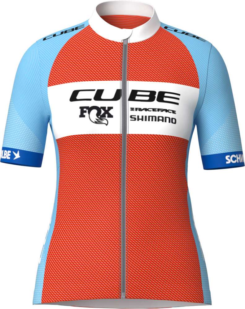 Cube road xc x factory racing - dametrøje
