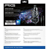Nacon rig 300 pro hs over-ear gaming headset (sort, playstation 4, playstation 5, xbox, nintendo switch, pc)