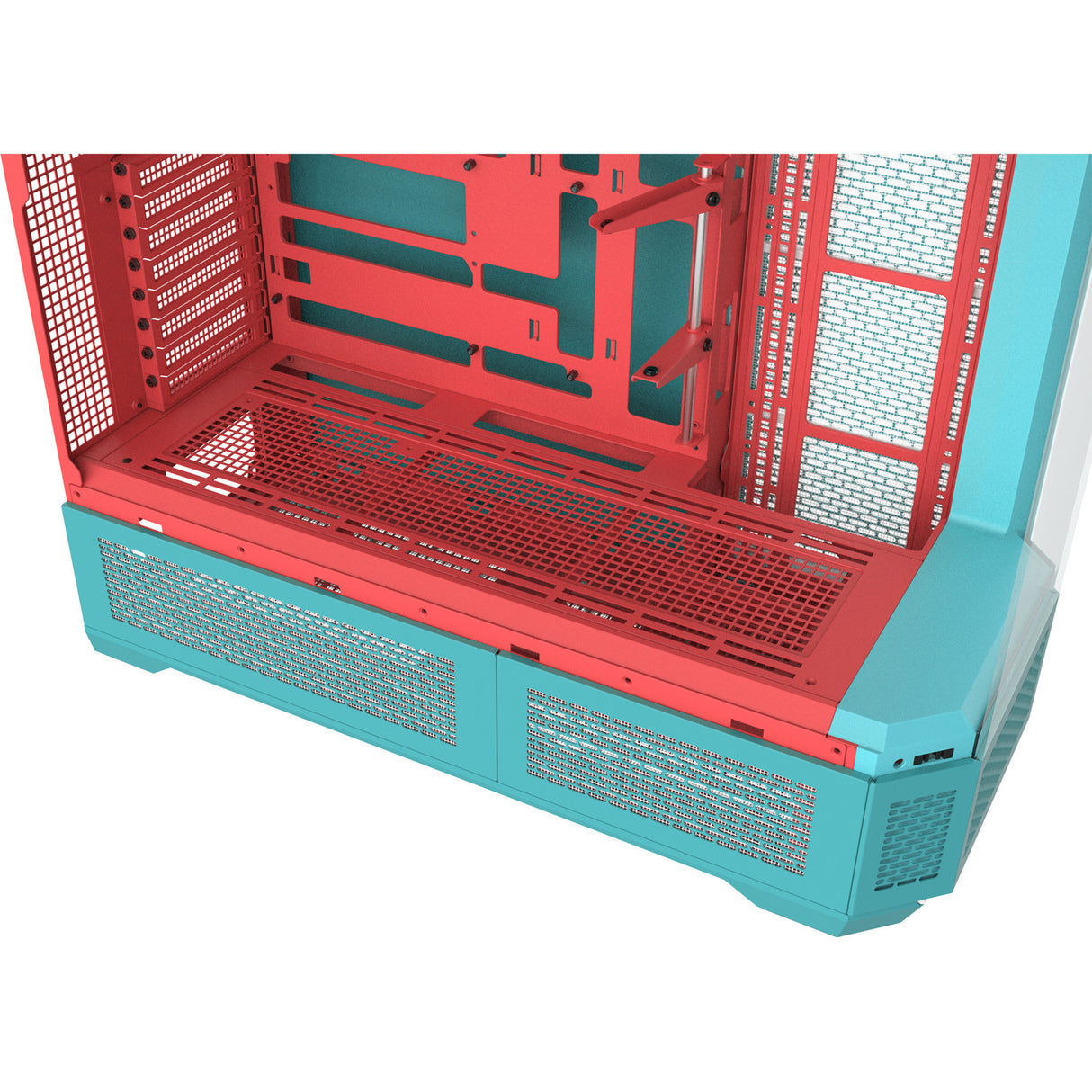 Thermaltake view 600 tg mint jordbær stort tårnhus (myntebær | 2x USB-A | 1x USB-C | hærdet glas)