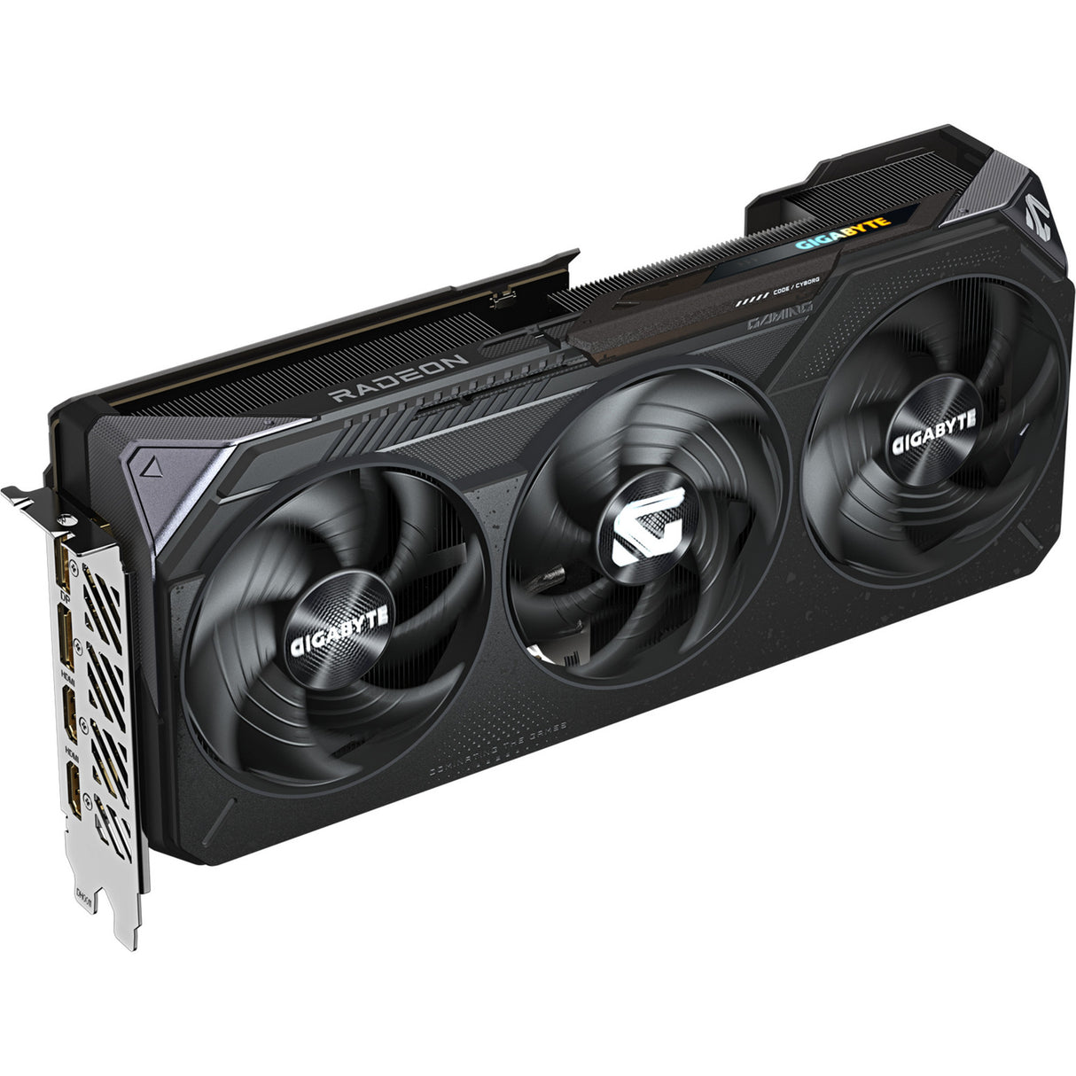 Gigabyte Radeon RX 9070 XT Gaming Oc 16G grafikkort (sort, 2x DisplayPort, 2x HDMI 2.1, Rdna4)