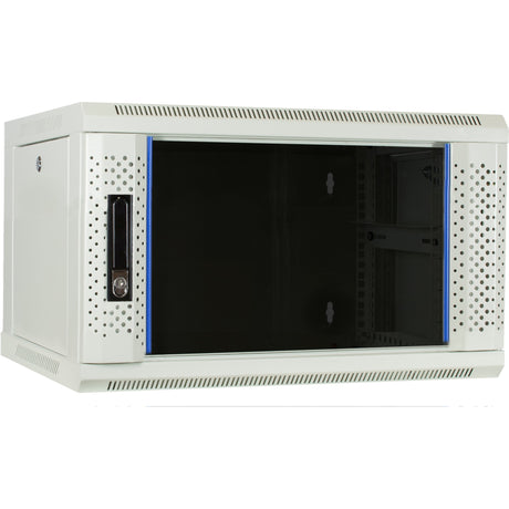 Dsi 6u hvidt vægskab med glaslåge - ds6406w serverrack (hvid, 600 x 450 x 368 mm)