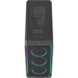 Fractal design meshify 3 xl ambience pro rgb stort tårnhus (sort | 2x usb-a | 1x usb-c | rgb | hærdet glas)