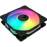 Asus tuf gaming tr120 argb reverse case fans (sort, 3 stykker, 120 x 120 x 28 mm)