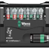 Wera bit-check 12 bit torsion 1 bit sæt (12-delt)