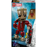 Lego marvel large i ravager jumpsuit - bygbart superheltelegetøj til børn - 76341