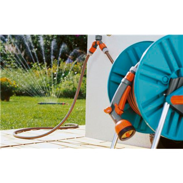Gardena 2-vejs vandfordeler 26,5 mm (g 3 4 ) hanestykke (grå orange, 938-20)