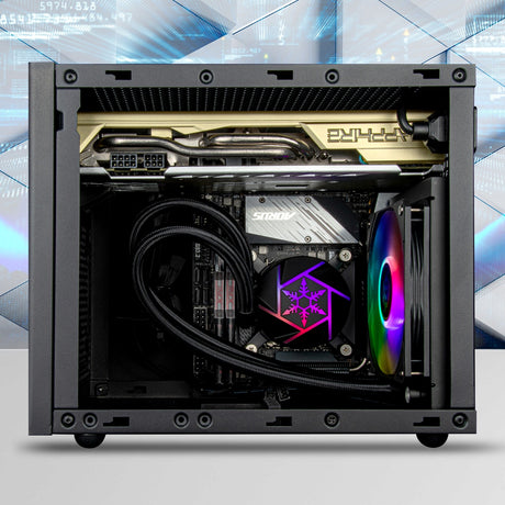 Silverstone vida 120 slim vandkøling (sort)
