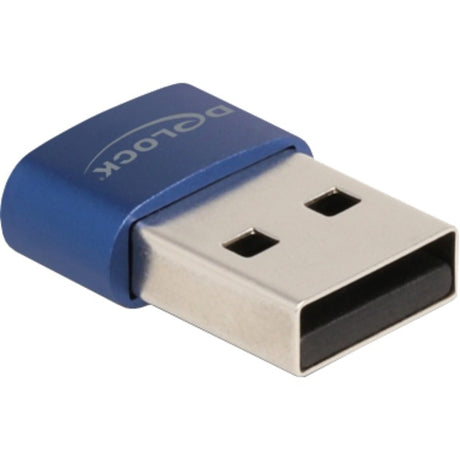 Delock USB 2.0-adapter USB-A han > USB-C hun (blå)