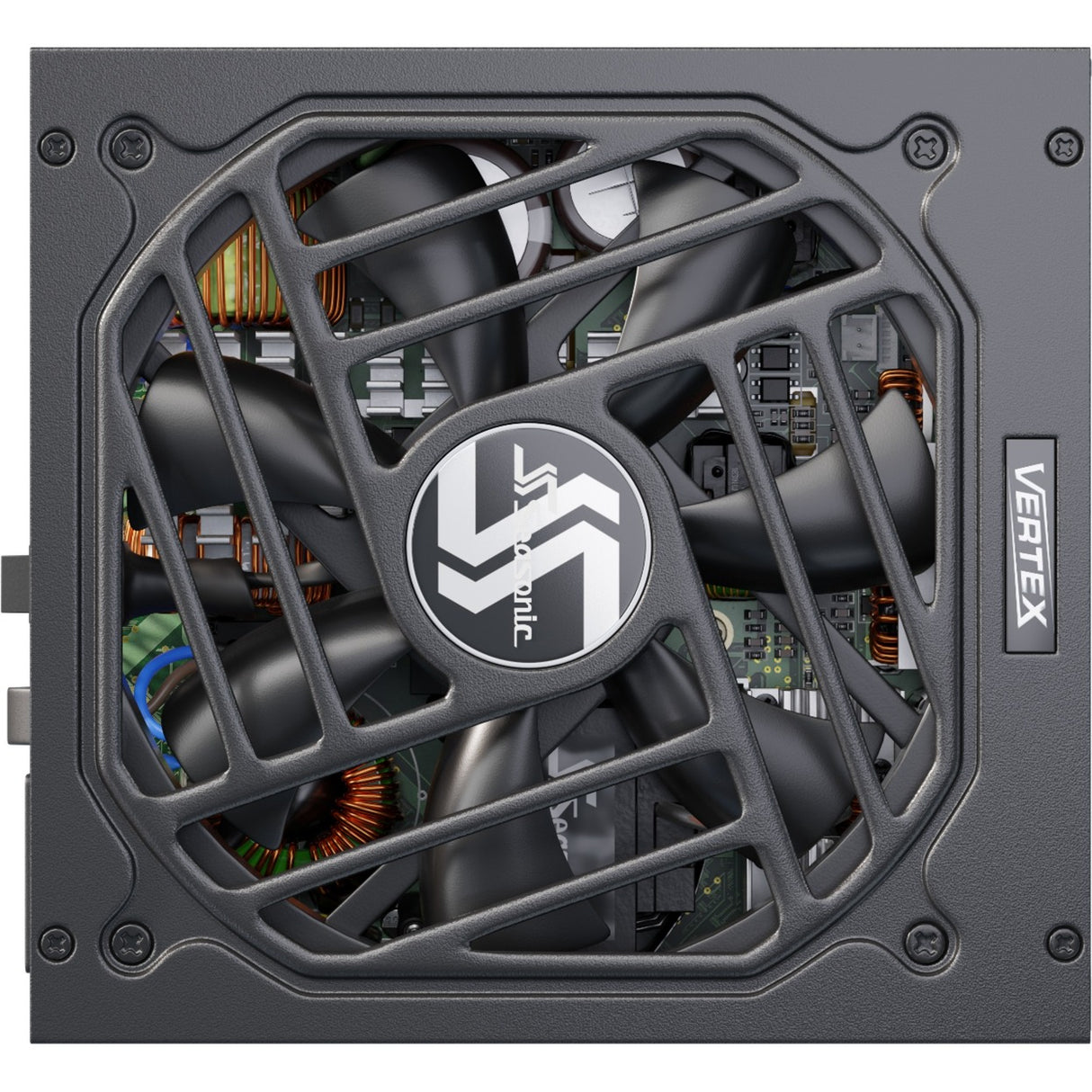 Seasonic vertex gx-1200 modulær 1200 watt strømforsyning (sort, 1x 12v-2x6, 3x pcie)