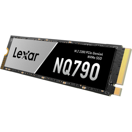 Lexar nq790 2 tb ssd (sort grå, pcie 4.0 x4, nvme 1.4, m.2 2280)