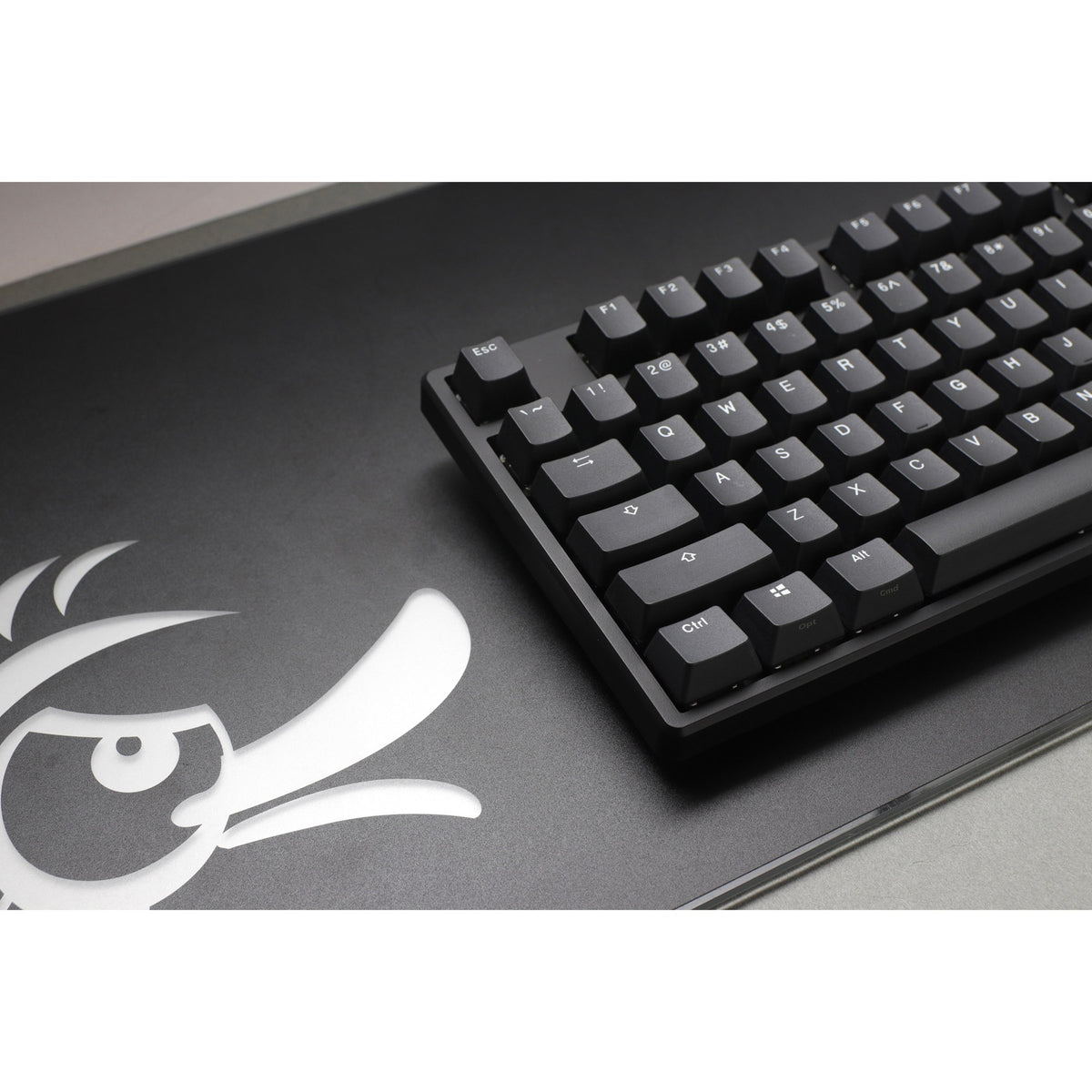 Ducky origin phantom black, tastatur (sort, us-layout, cherry mx red, hot swap, pbt double-shot keycaps)