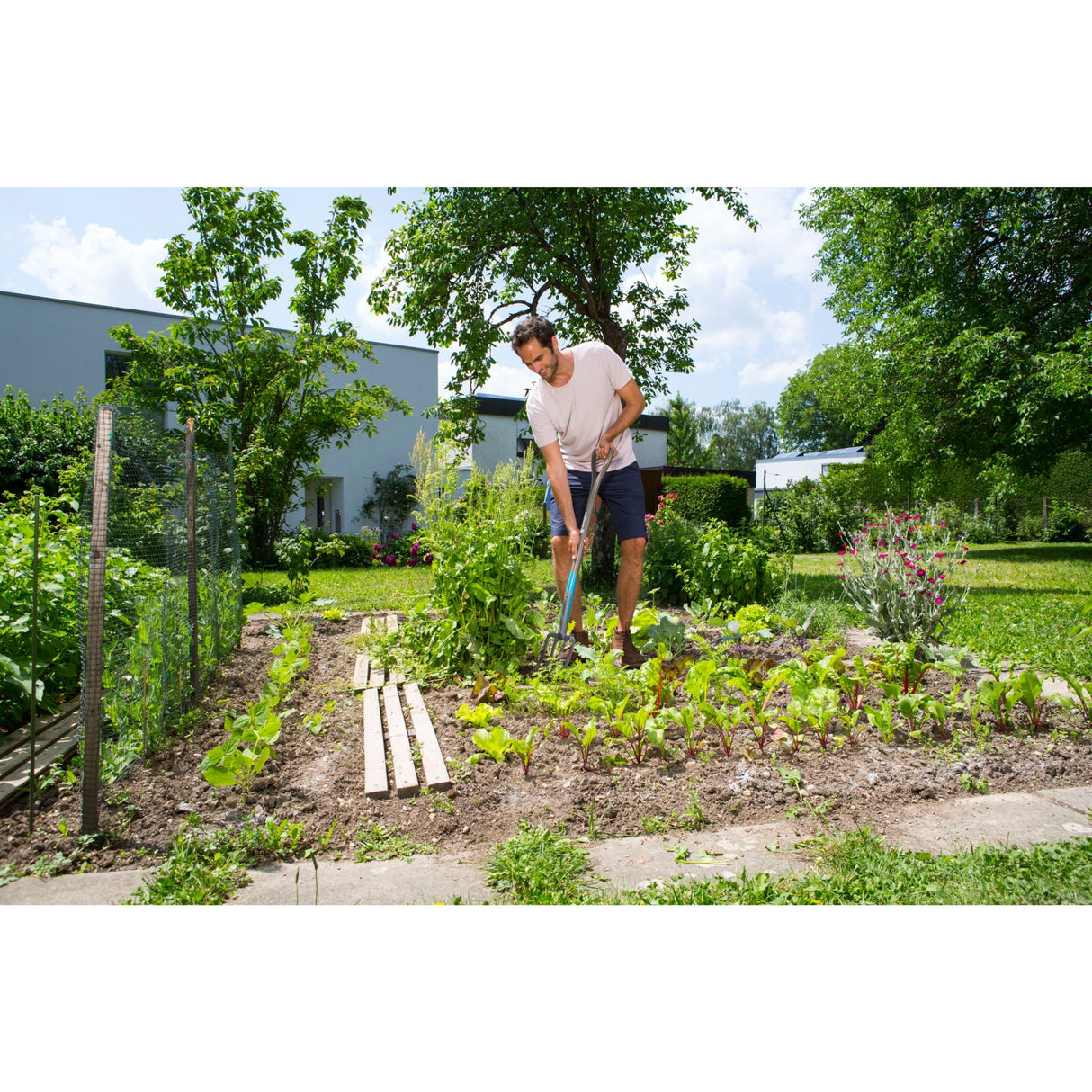 Gardena natureline spidsgaffel - FSC kvalitetsmærke - grå