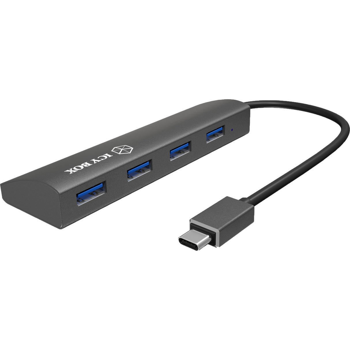 Icy box ib-ac6405-c usb hub (antracit, usb type-c hub)