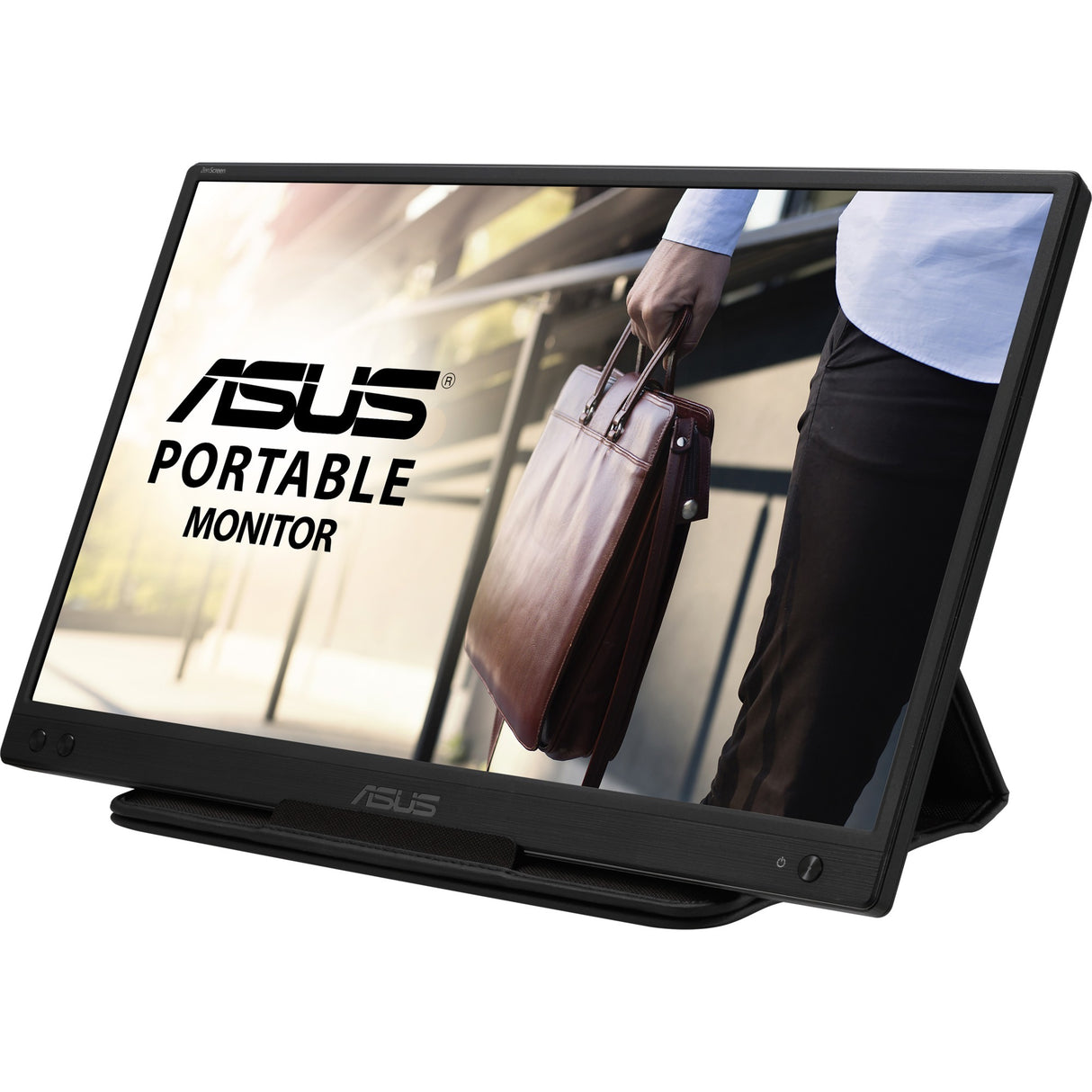 Asus zenscreen mb166c 16 skærm (sort, 1x USB-C)