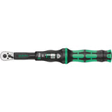 Wera click-torque a 5 momentnøgle med omvendt skralde (sort grøn)