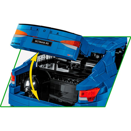 Cobi škoda octavia rs constructiespeelgoed (schaal 1:12)