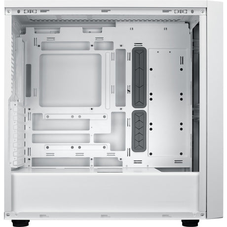 Cooler master masterbox 600 lite midi tårnhus (hvid | 2x USB-A | 1x USB-C | RGB | hærdet glas)