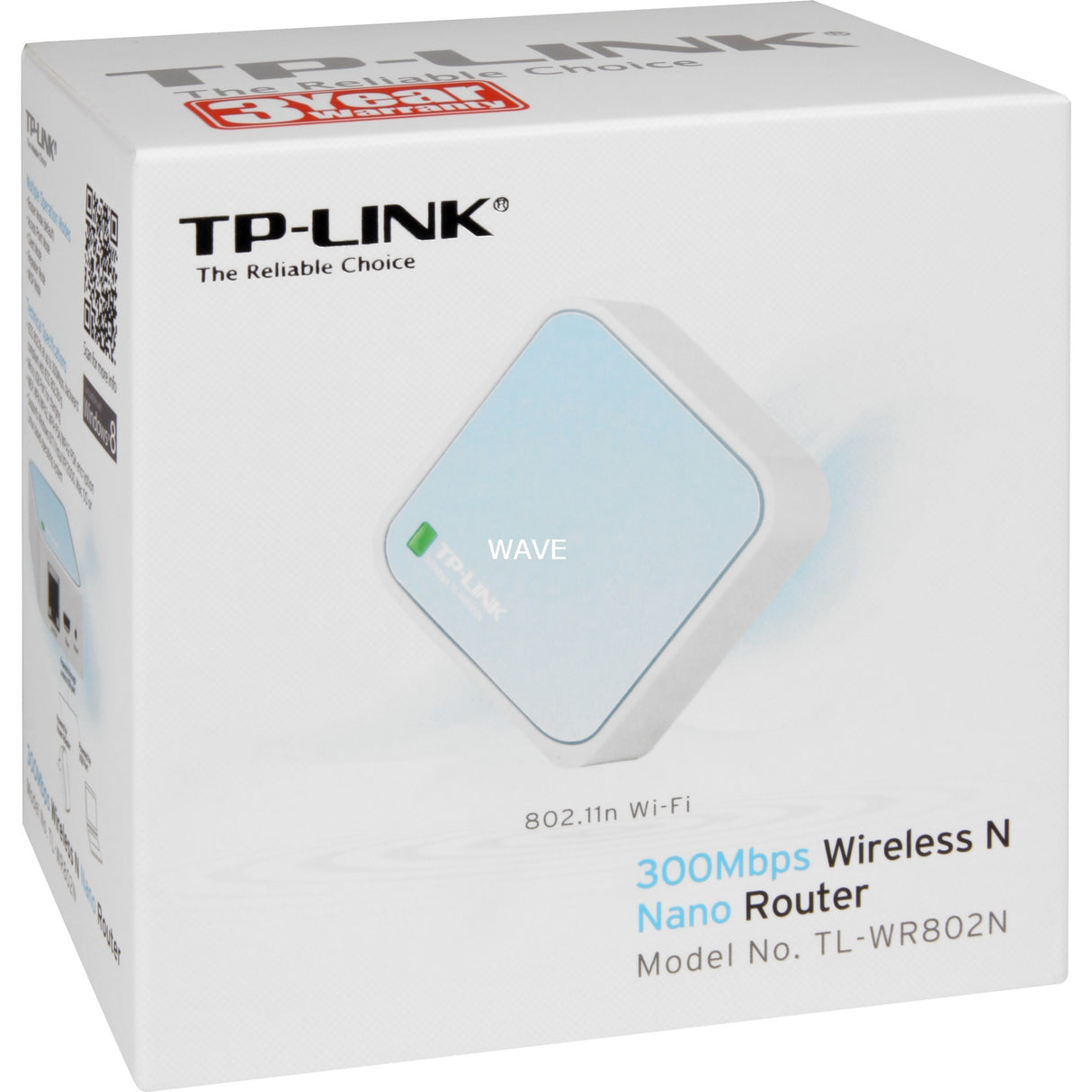 Tp-link tl-wr802n trådløs n nano router 300mbps