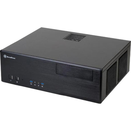 Silverstone grandia gd05b usb 3.0 desktop-kabinet (sort | 2x usb-a)