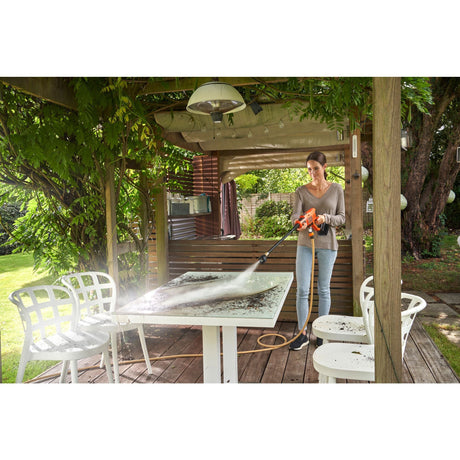 Black+decker bcpc18d1 18v 24bar højtryksrenser - inklusive 1x2,0 ah batteri - bcpc18d1-qw
