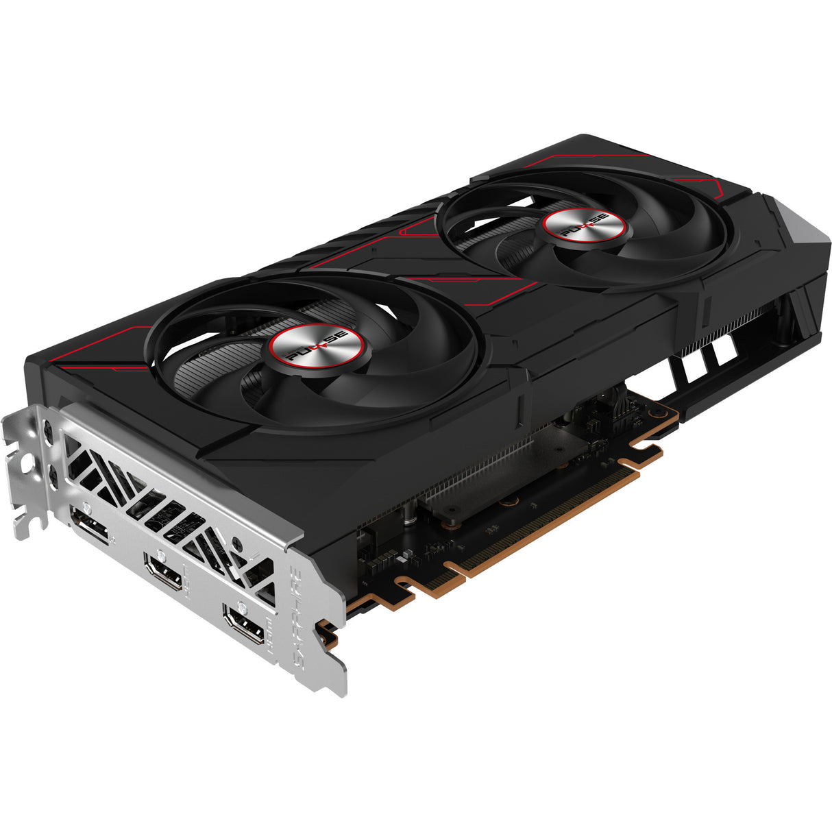 Sapphire Radeon RX 9060 XT Pulse 8GB grafikkort (1x Display Port, 2x HDMI)