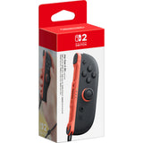 Nintendo joy-con 2 - højre gamepad (sort lys rød)